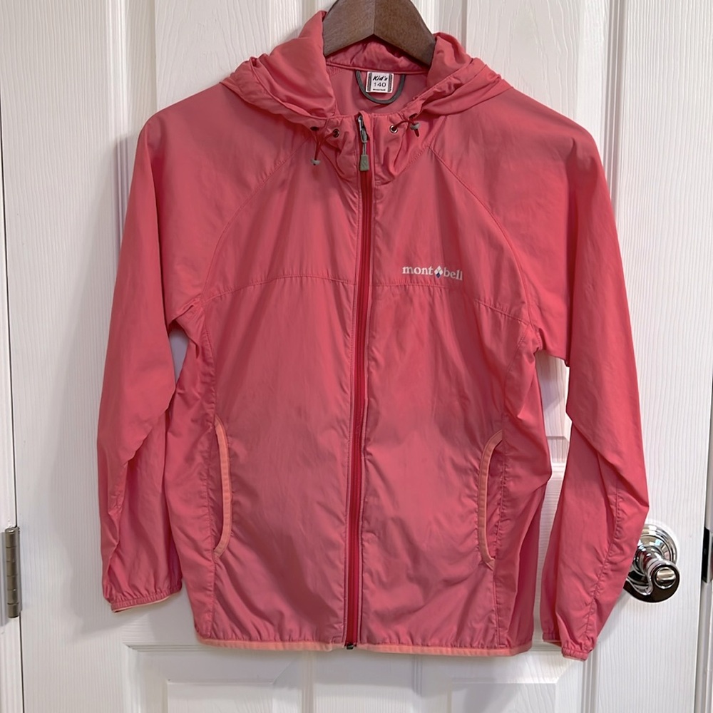 Montbell girl windbreaker jacket 10yo 140cm